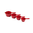 Alternate image 1 for Bee &amp; Willow&trade; Ceramic Holiday Measuring Cups in Red (Set of 4)
