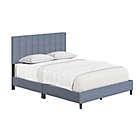 Alternate image 0 for E-Rest Langley King Upholstered Platform Bed in Blue