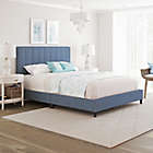 Alternate image 1 for E-Rest Langley King Upholstered Platform Bed in Blue