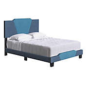 E-Rest Talise Full Linen Upholstered Platform Bed