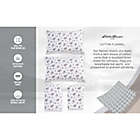 Alternate image 5 for Eddie Bauer&reg; Tossed Snowflake Cotton Flannel Full Sheet Set in Indigo