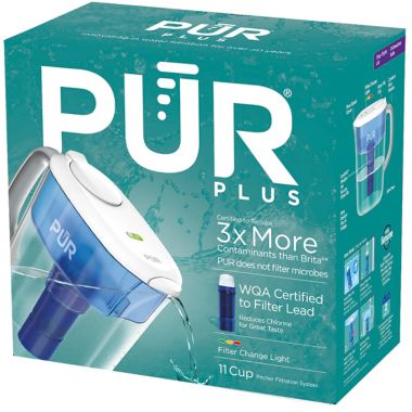 PUR&reg; PLUS 11-Cup Pitcher Filteration System. View a larger version of this product image.