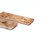 Alternate image 1 for Kamsah 3-Section Olive Wood Serving Dish in Brown