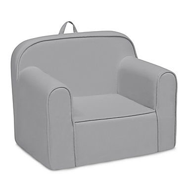 Delta Children&reg; Cozee Snuggle Kids Chair in Grey. View a larger version of this product image.
