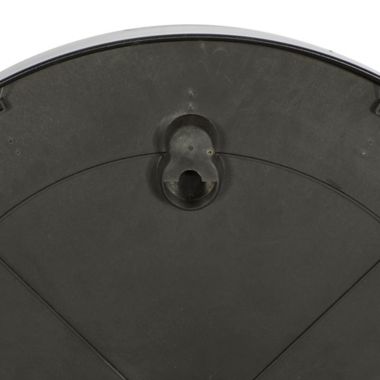 Ridge Road Decor 20-Inch Round Glass Contemporary Wall Clock. View a larger version of this product image.