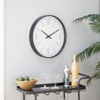 Alternate image 1 for Ridge Road Decor 20-Inch Round Glass Contemporary Wall Clock