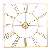 CosmoLiving by Cosmopolitan Glam Square Wall Clock