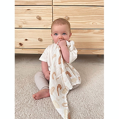 aden + anais&reg; 4-Pack Keep Rising Cotton Muslin Swaddle Blankets in Cream. View a larger version of this product image.