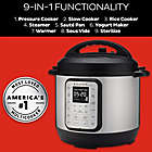 Alternate image 1 for Instant Pot&reg; 9-in-1 Duo Plus 6 qt. Programmable Electric Best Instant Pot Pressure Cooker