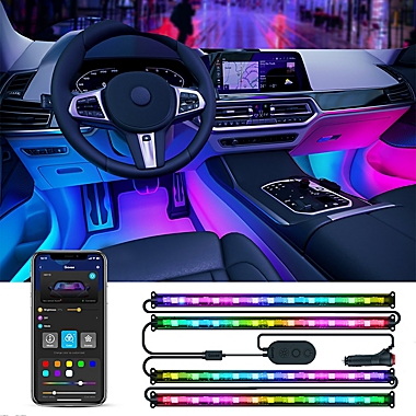 Govee&trade; RGBIC LED Interior Car Strip Lights. View a larger version of this product image.