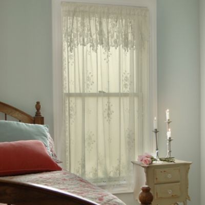 Heritage Lace&reg; Tea Rose Rod Pocket Window Curtain Panel (Single)