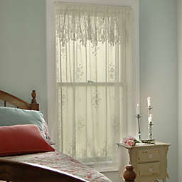 Heritage Lace® Tea Rose 63-Inch Rod Pocket Window Curtain Panel in Ecru (Single)