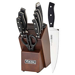 Viking® 10-Piece True Forged Knife Block Set in Brown