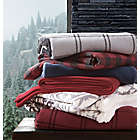 Alternate image 7 for Eddie Bauer&reg; Classic Fair Isle Ultra Soft Plush Fleece Reversible Full/Queen Blanket in Red