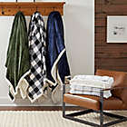 Alternate image 9 for Eddie Bauer&reg; Cabin Plaid Ultra Soft Plush Fleece Reversible King Blanket in Charcoal Plaid