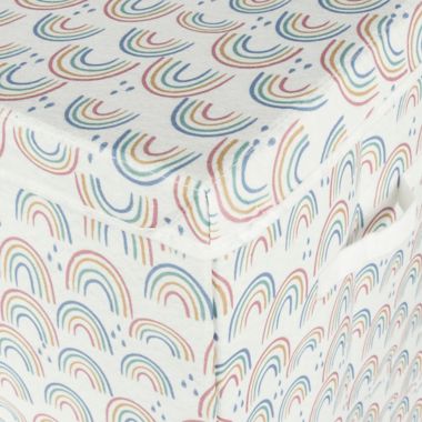 Sammy &amp; Lou&reg; Rainbow Felt Toy Box in Yellow/Multi. View a larger version of this product image.