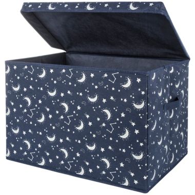 Sammy &amp; Lou&reg; Constellation Felt Toy Box in Blue. View a larger version of this product image.