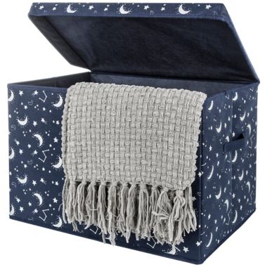 Sammy &amp; Lou&reg; Constellation Felt Toy Box in Blue. View a larger version of this product image.