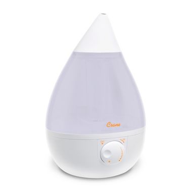 Crane Ultrasonic Cool-Mist Drop Shape Humidifier in White. View a larger version of this product image.