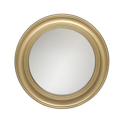Everhome&trade; 26-Inch Round Steel Wall Mirror in Gold
