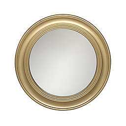 Everhome™ 26-Inch Round Steel Wall Mirror in Gold