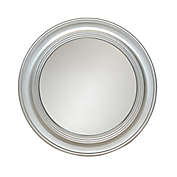 Everhome&trade; 26-Inch Round Steel Wall Mirror in Silver