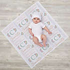 Alternate image 0 for Blooming Baby Girl Personalized Receiving Blanket