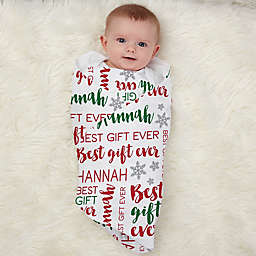 Best Gift Ever Personalized Baby Receiving Blanket