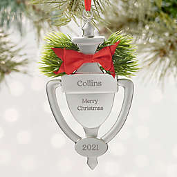 Bow Door Knocker 5.25-Inch x 3.25-Inch Metal Personalized Ornament