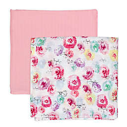 The Honest Company® 2-Pack Rose Blossom Organic Cotton Swaddle Blankets