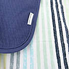 Alternate image 3 for The Honest Company&reg; Matelasse Rainbow Stripes Reversible Receiving Blanket