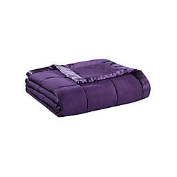 Madison Park® Windom King Microfiber Throw Blanket in Purple
