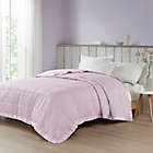 Alternate image 3 for Madison Park&reg; Cambria Full/Queen Down Alternative Throw Blanket with 3M Scotchgard in Lilac
