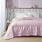 Alternate image 1 for Madison Park&reg; Cambria Full/Queen Down Alternative Throw Blanket with 3M Scotchgard in Lilac