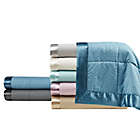 Alternate image 6 for Madison Park&reg; Cambria Full/Queen Down Alternative Throw Blanket with 3M Scotchgard in Lilac