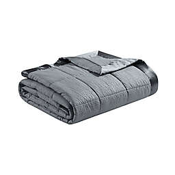 MP® Cambria Premium Oversized Blanket F/Q Charcoal
