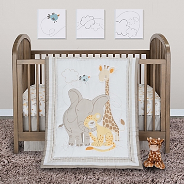 Sammy &amp; Lou Safari Snuggle 4-Piece Crib Bedding Set. View a larger version of this product image.