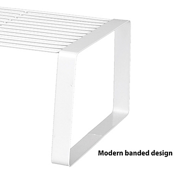 Simply Essential&trade; Large Cabinet Shelf in Bright White. View a larger version of this product image.