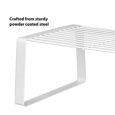 Simply Essential&trade; Large Cabinet Shelf in Bright White. View a larger version of this product image.