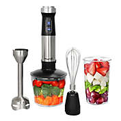 MegaChef 4-in-1 Immersion Hand Blender in Silver