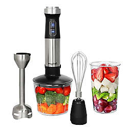 MegaChef 4-in-1 Immersion Hand Blender in Silver