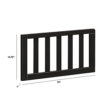 DaVinci Toddler Bed Conversion Kit in Ebony. View a larger version of this product image.