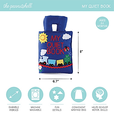 The Peanutshell&trade; Quiet Book. View a larger version of this product image.