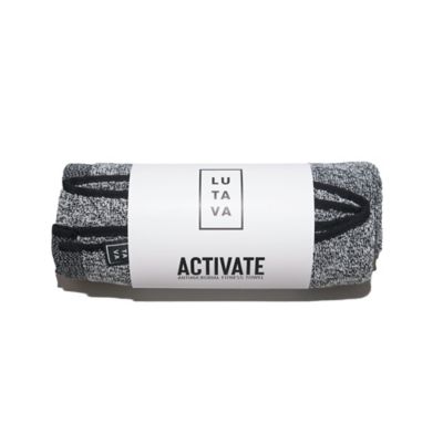Lutava Charcoal Activated Fitness Towel in Pepper