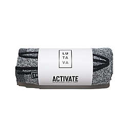 Lutava Charcoal Activated Fitness Towel in Pepper