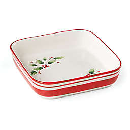 Lenox® Holiday Stripe Square Baking Dish in Ivory
