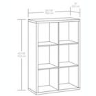 Alternate image 2 for Squared Away&trade; 6-Cube Organizer in Grey
