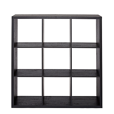Squared Away&trade; 9-Cube Organizer in Raven Black. View a larger version of this product image.