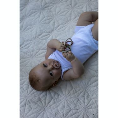 BIBS&reg; Colour 0-6M 2-Pack Latex Pacifiers in Ivory/Blush. View a larger version of this product image.