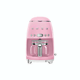 SMEG 50s Retro Style 10-Cup Drip-Filter Coffee Maker in Pink